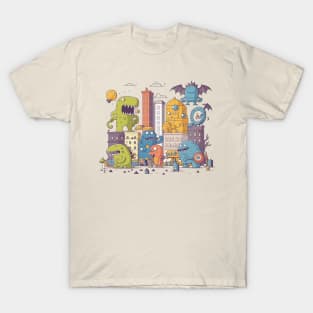 Monster in da City Doodle 1 T-Shirt